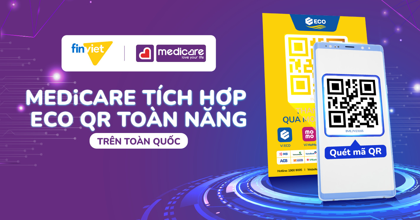 [ECO PAY] MEDiCARE TÍCH HỢP ECO QR TOÀN NĂNG TRÊN TOÀN QUỐC