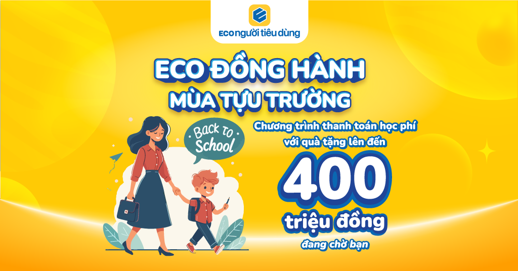 ĐÓNG HỌC PHÍ SSC QUA ECO </br> NHẬN NGÀN QUÀ HẤP DẪN